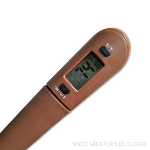 Silicone Spatula With Thermometer For Candy Chocolate Making